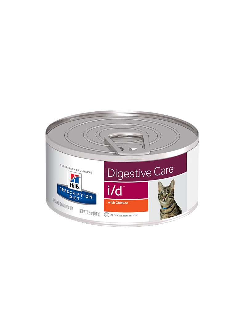Hill's Feline I/D Digestive Care 5.5oz x 24 Cans Prescription Food